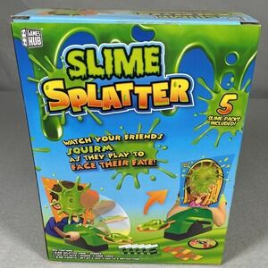 Games Hub Slime Splatter Face Game 5 Slime Packs 2 Players Ages 5+ New